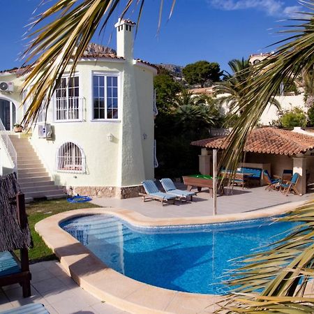 Villa Belucra,10P,Seaview,Jacuzzi,Pool Calpe Exteriör bild