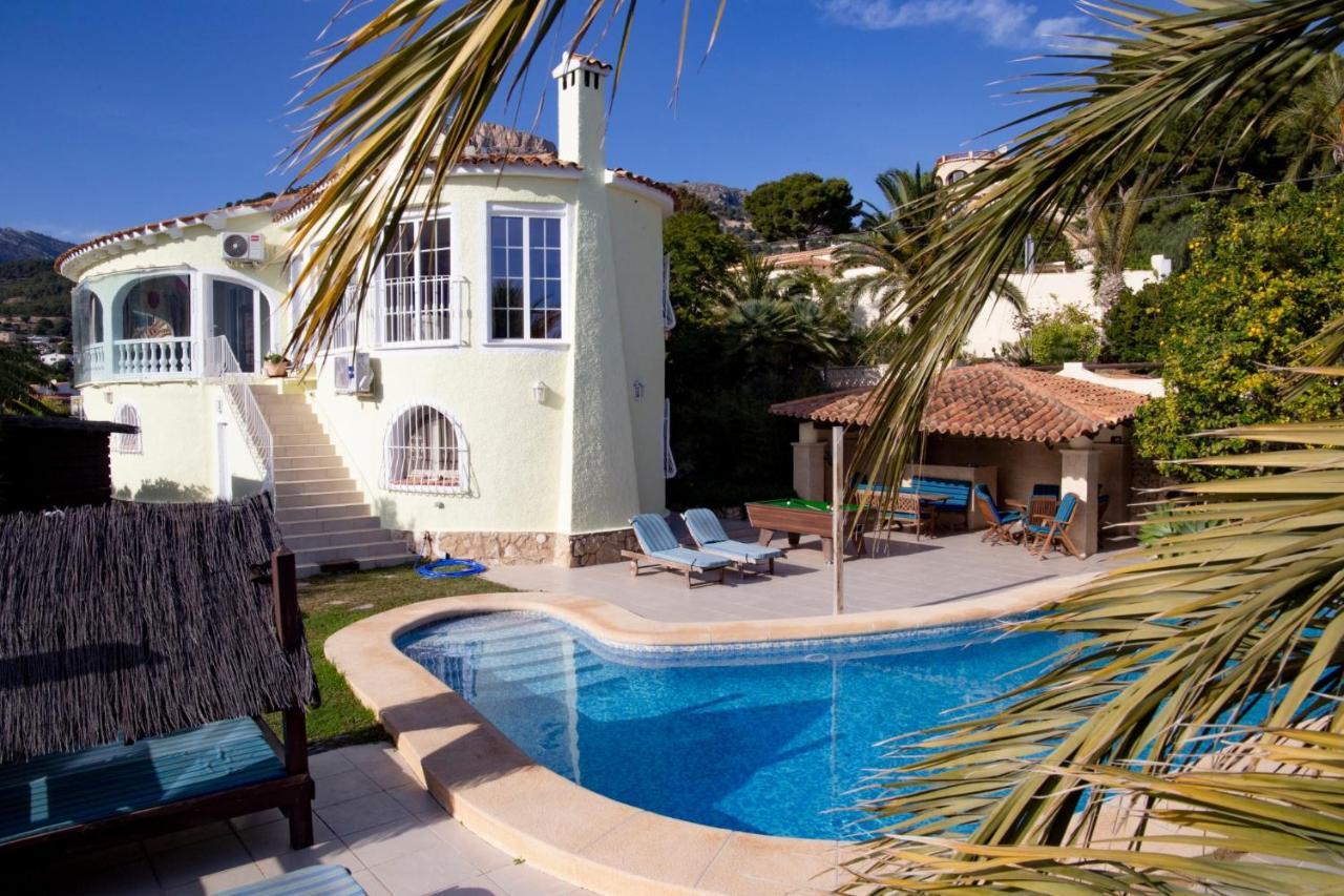 Villa Belucra,10P,Seaview,Jacuzzi,Pool Calpe Exteriör bild