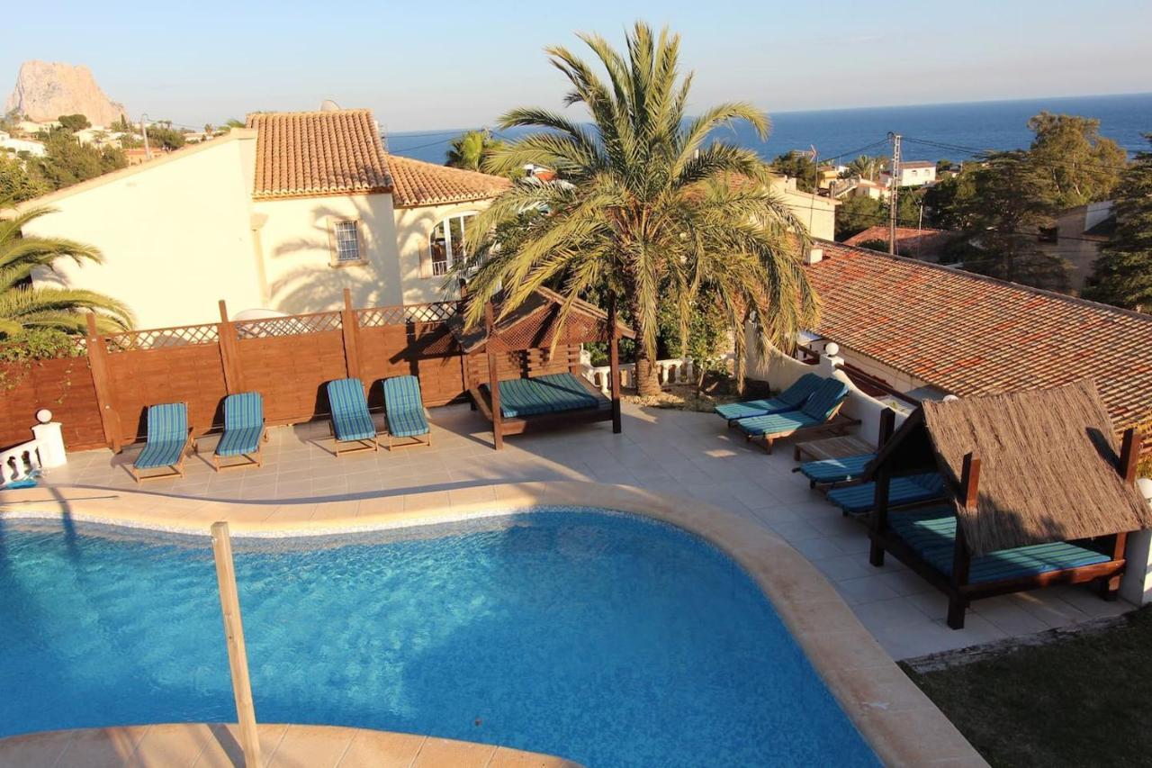 Villa Belucra,10P,Seaview,Jacuzzi,Pool Calpe Exteriör bild