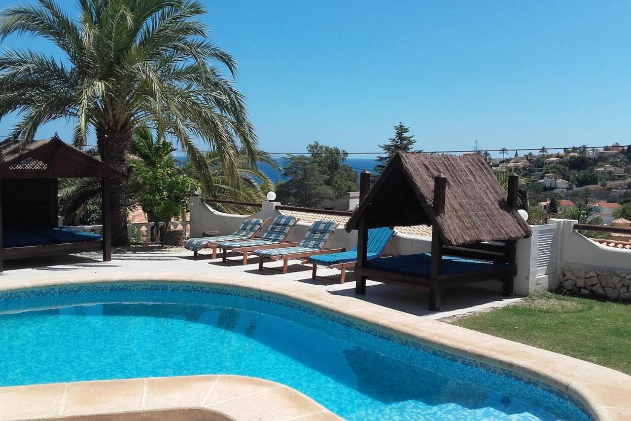 Villa Belucra,10P,Seaview,Jacuzzi,Pool Calpe Exteriör bild