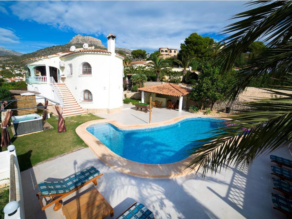 Villa Belucra,10P,Seaview,Jacuzzi,Pool Calpe Exteriör bild